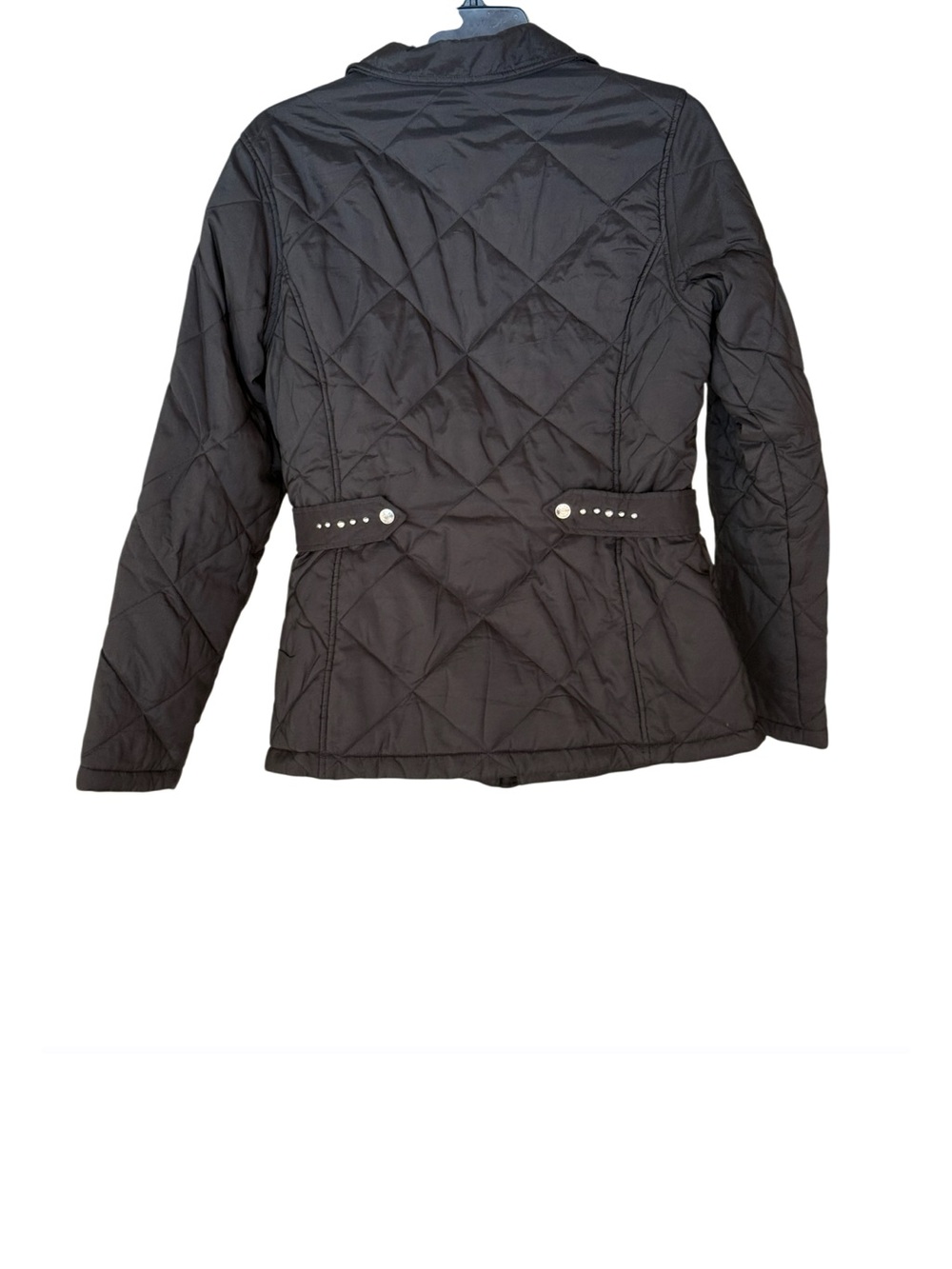 Ariat Women’s M Black Quilted Equestrian Barn Jacket Studded Western - Picture 5 of 6
